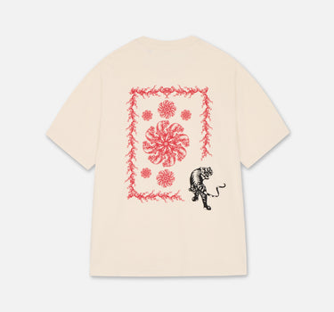 Sakura T-Shirt Cream/Fleck