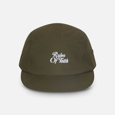 Skate Cap Olive/White