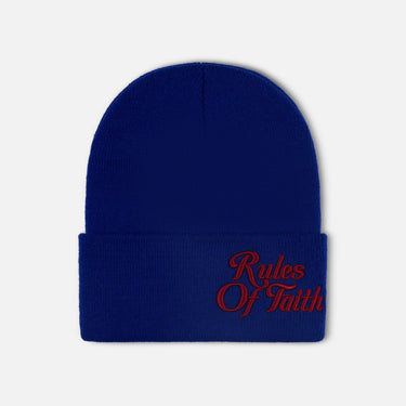 Ska Beanie Blue/Red