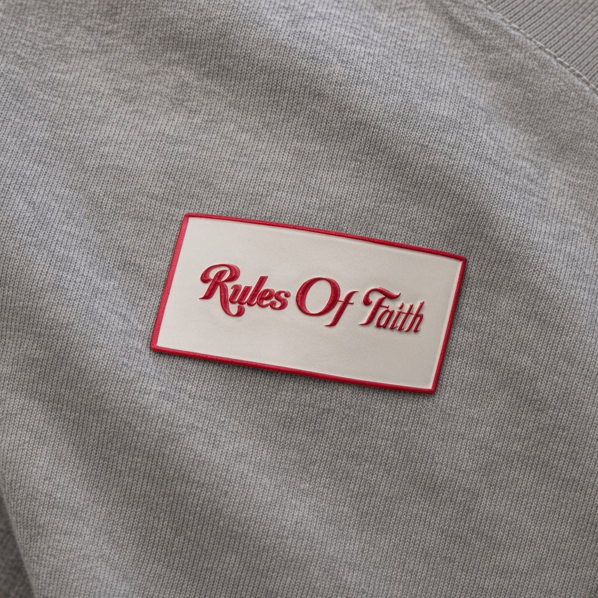 Skew Label T-Shirt Grey-thumbmail-4