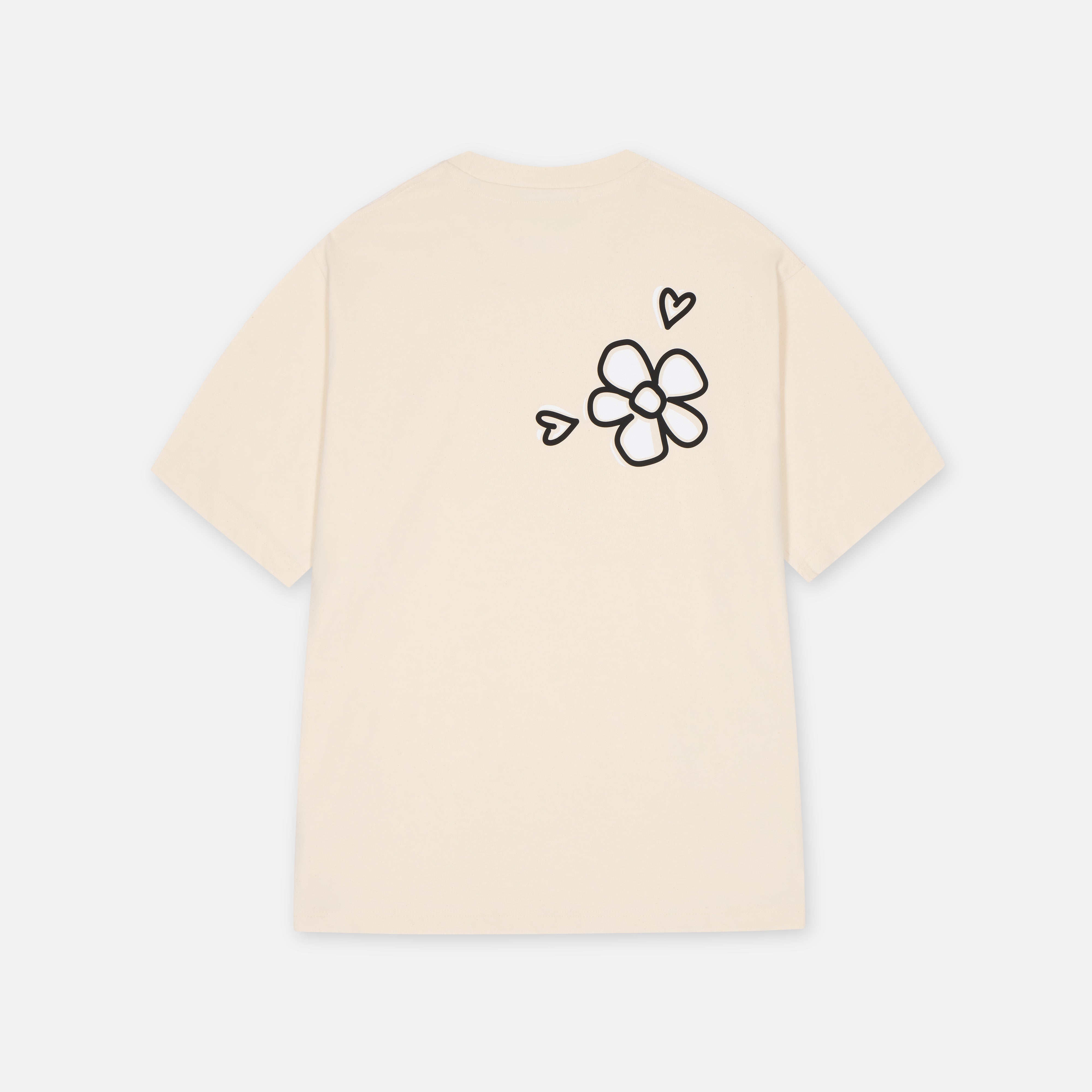 Petalo T-Shirt (Cream/Fleck)-2