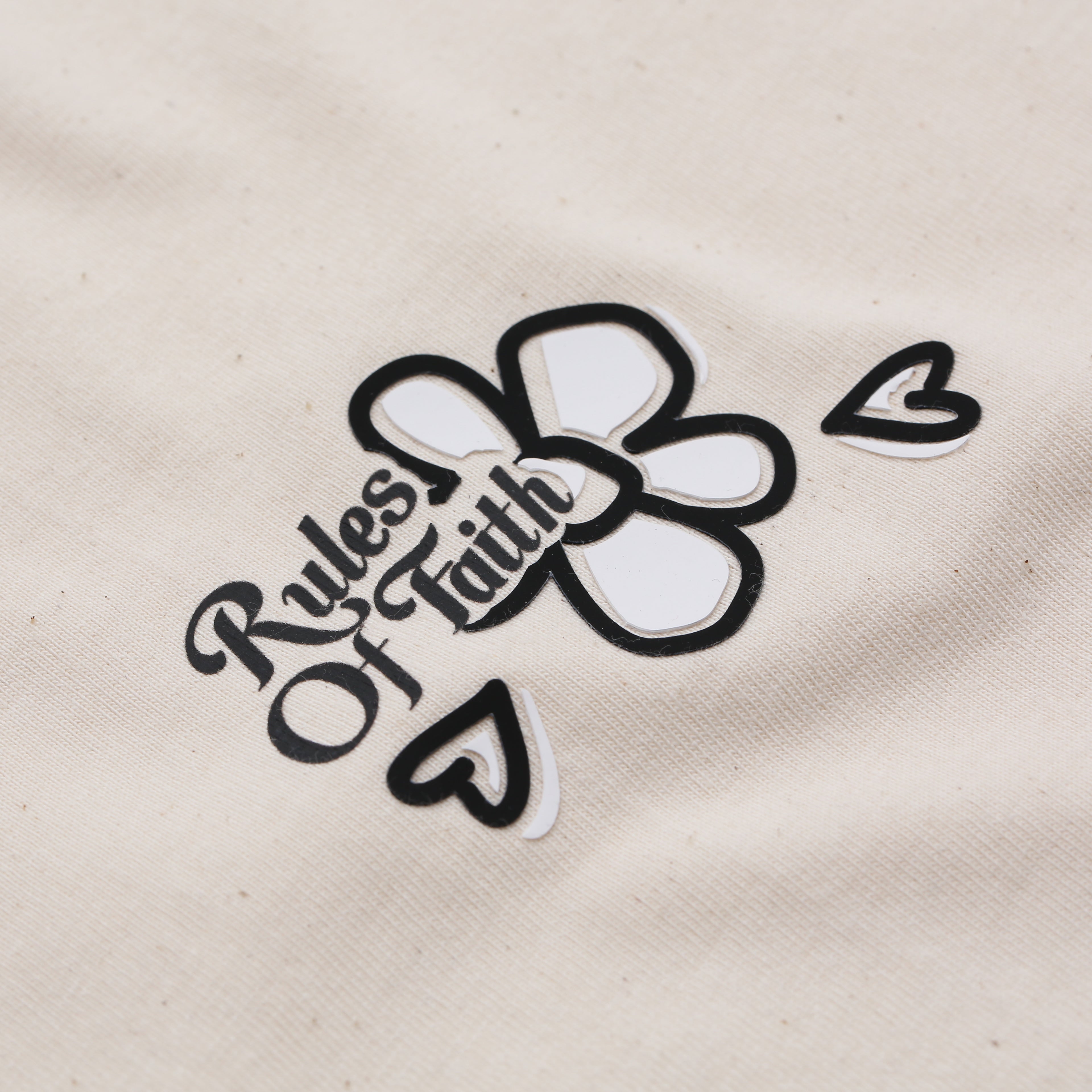 Petalo T-Shirt (Cream/Fleck)-3