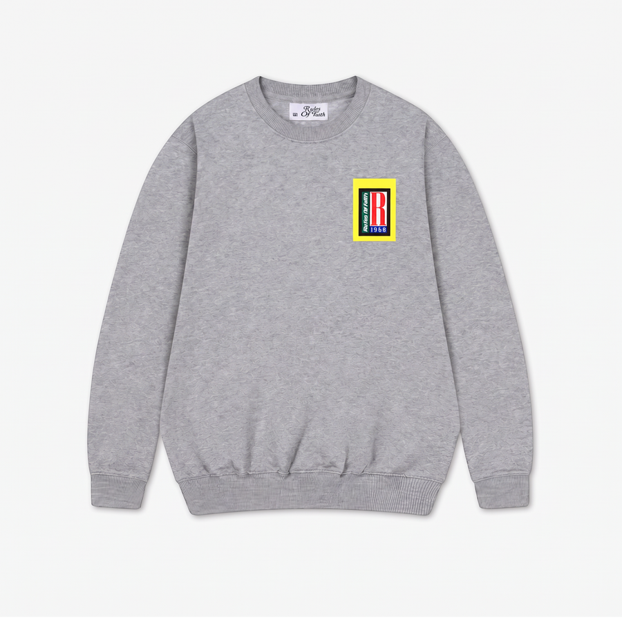 R Blok Sweat Grey