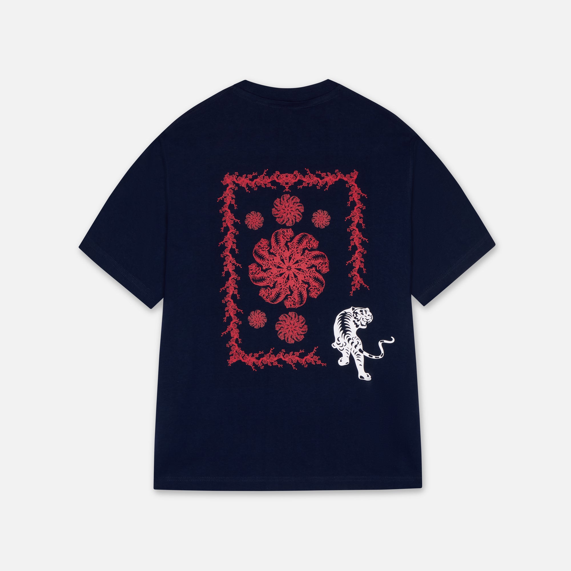 Sakura T-Shirt Navy-2