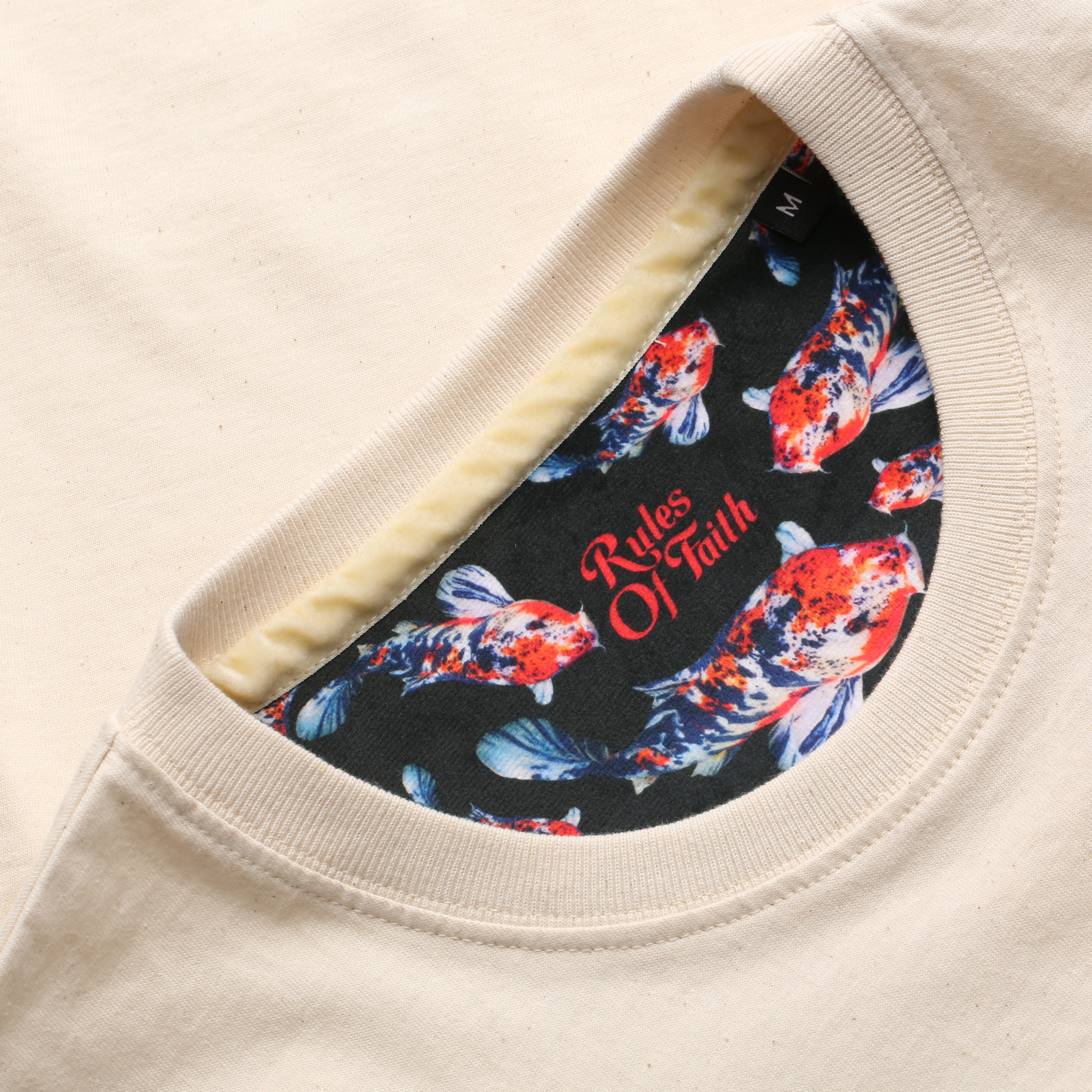 Nishikigo T-Shirt Cream/Fleck-3