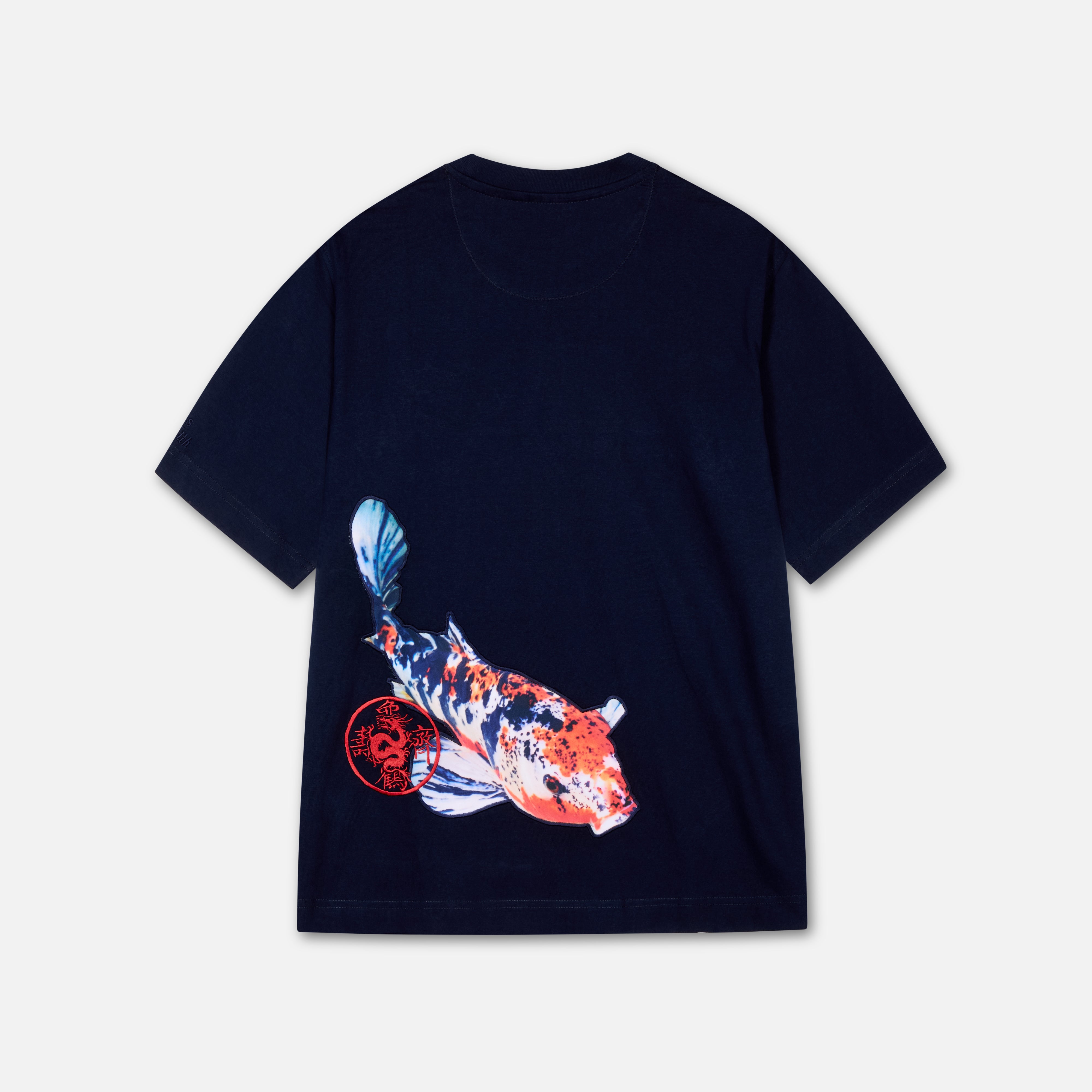 Nishikigo T-Shirt Navy-2