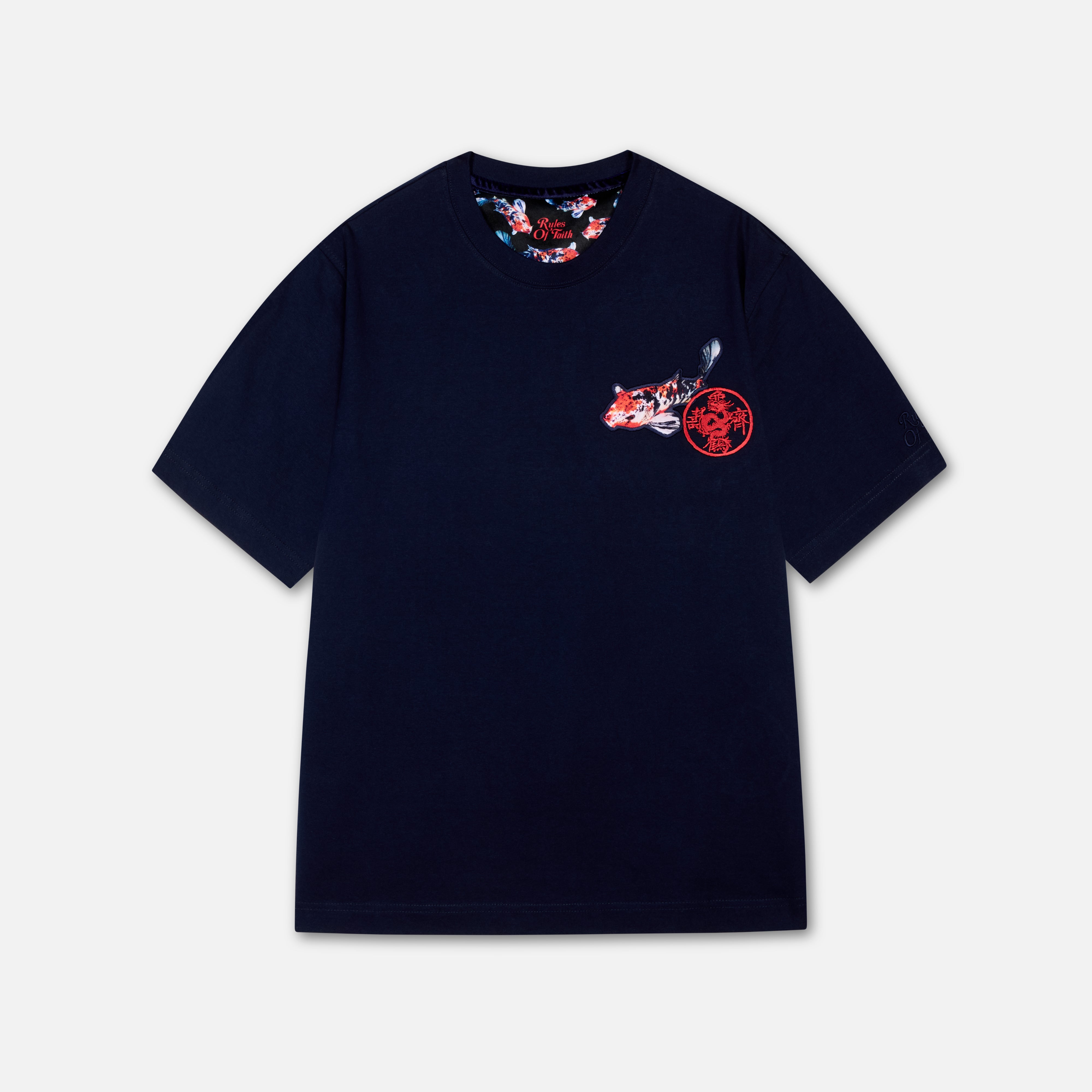 Nishikigo T-Shirt Navy