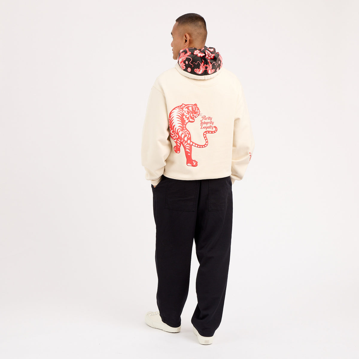 Siberian Hood Cream/Fleck