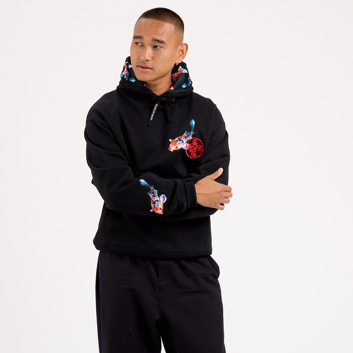 Nishikigo Hood Black