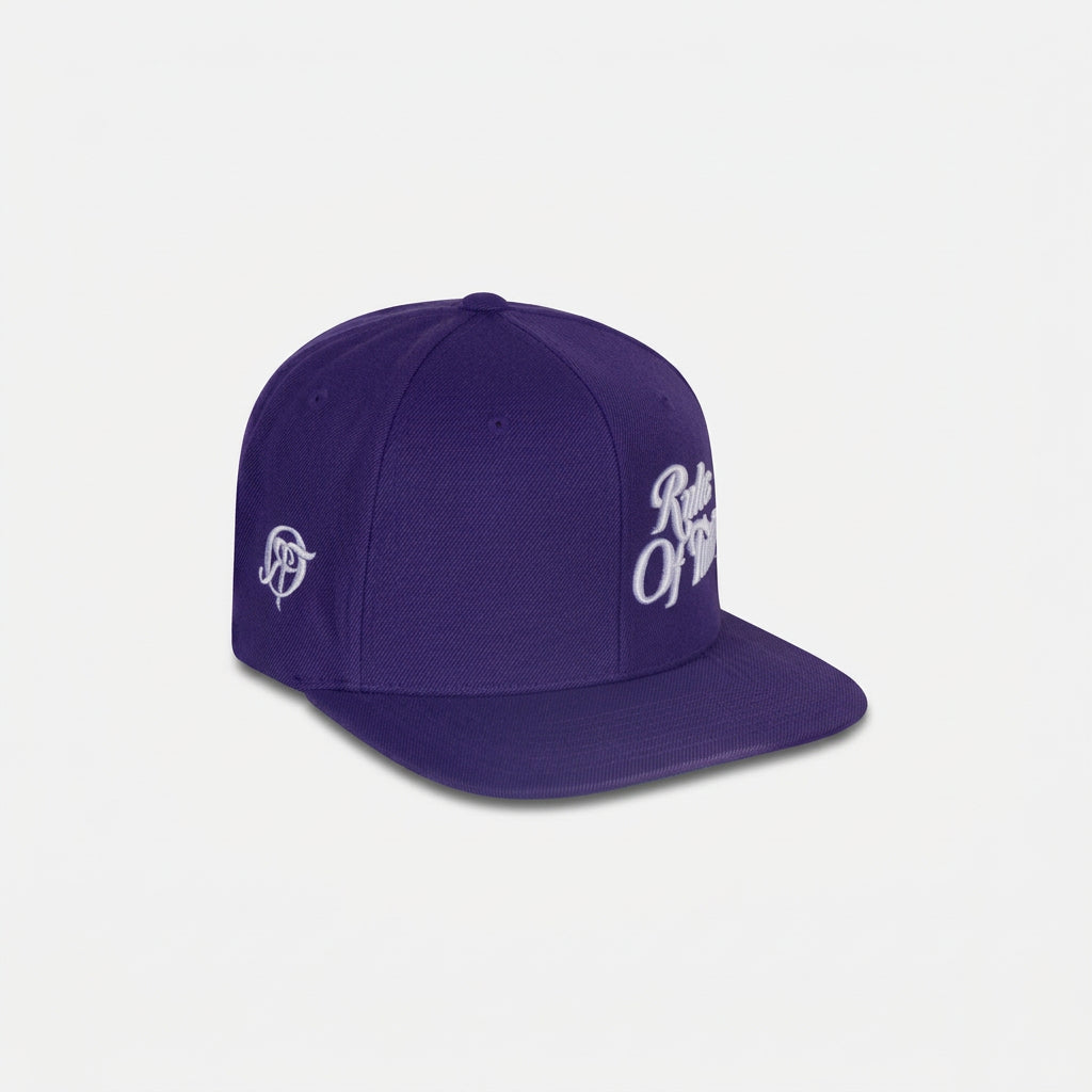 HB Cap Purple/White