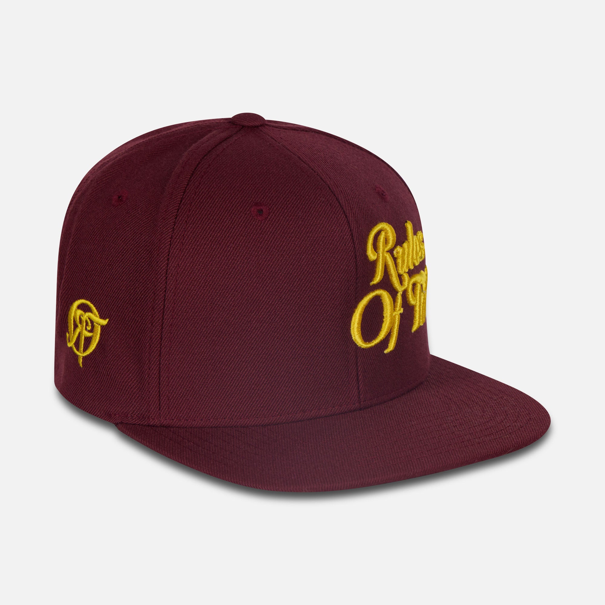 HB Cap Maroon/Yellow-2