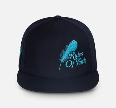 Feather Cap Navy/Aqua