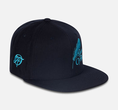 Feather Cap Navy/Aqua