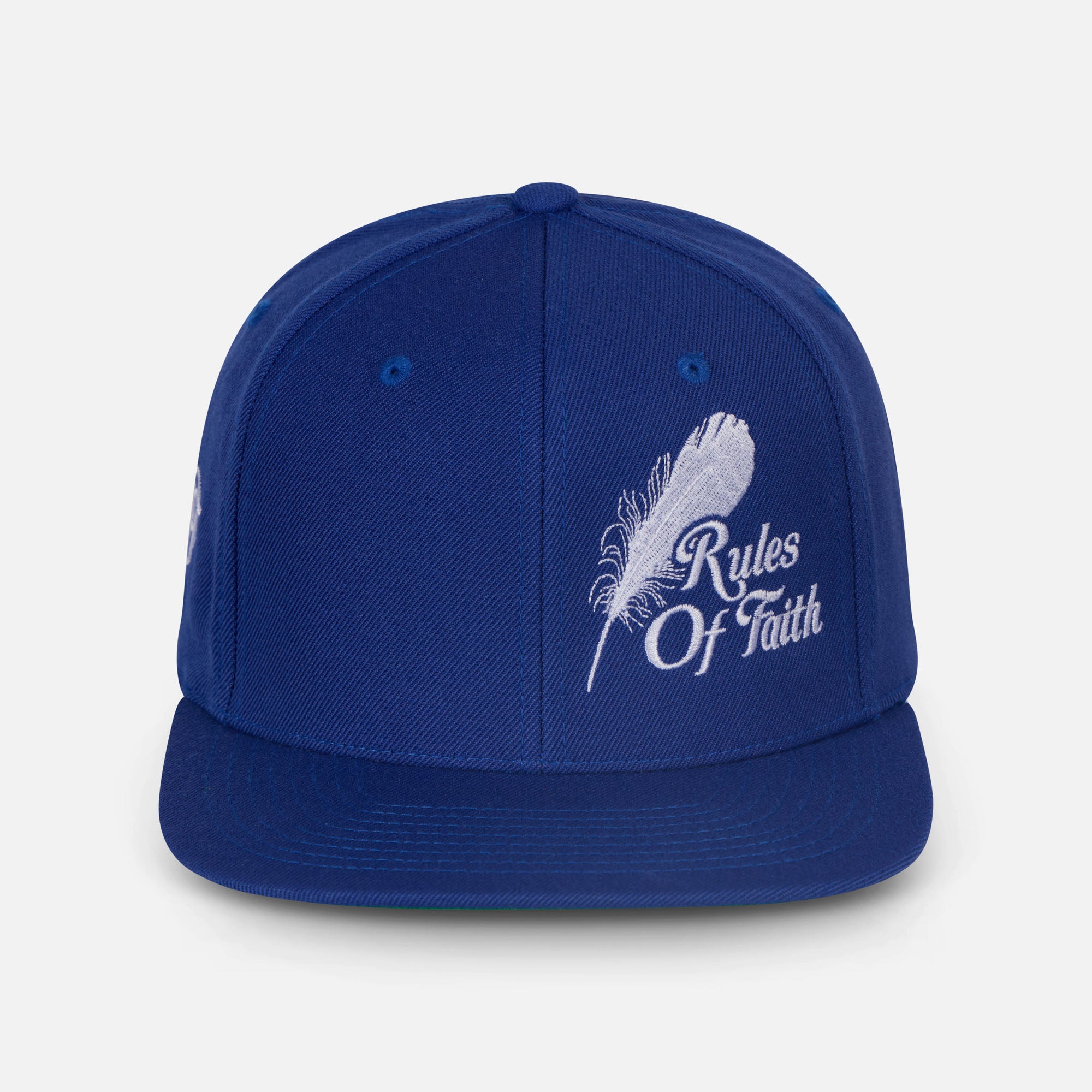 Feather Cap Royal Blue/White