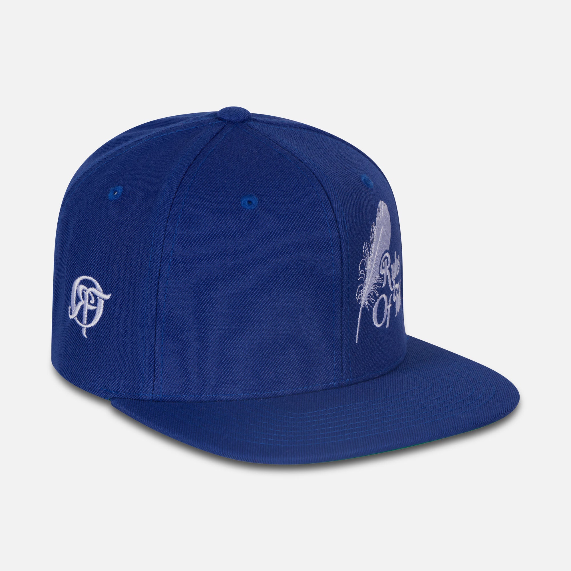 Feather Cap Royal Blue/White-2