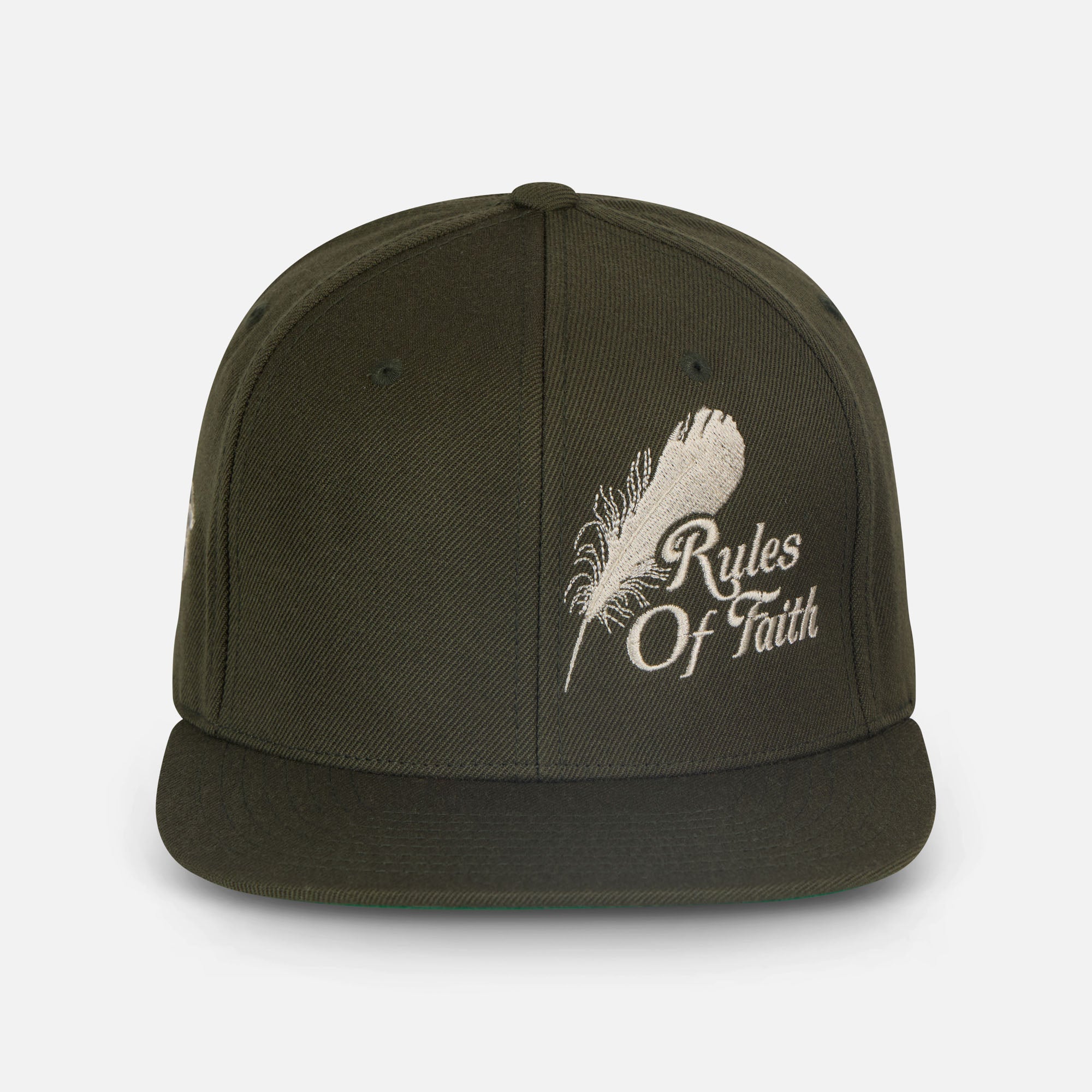 Feather Cap Olive/Natural-1