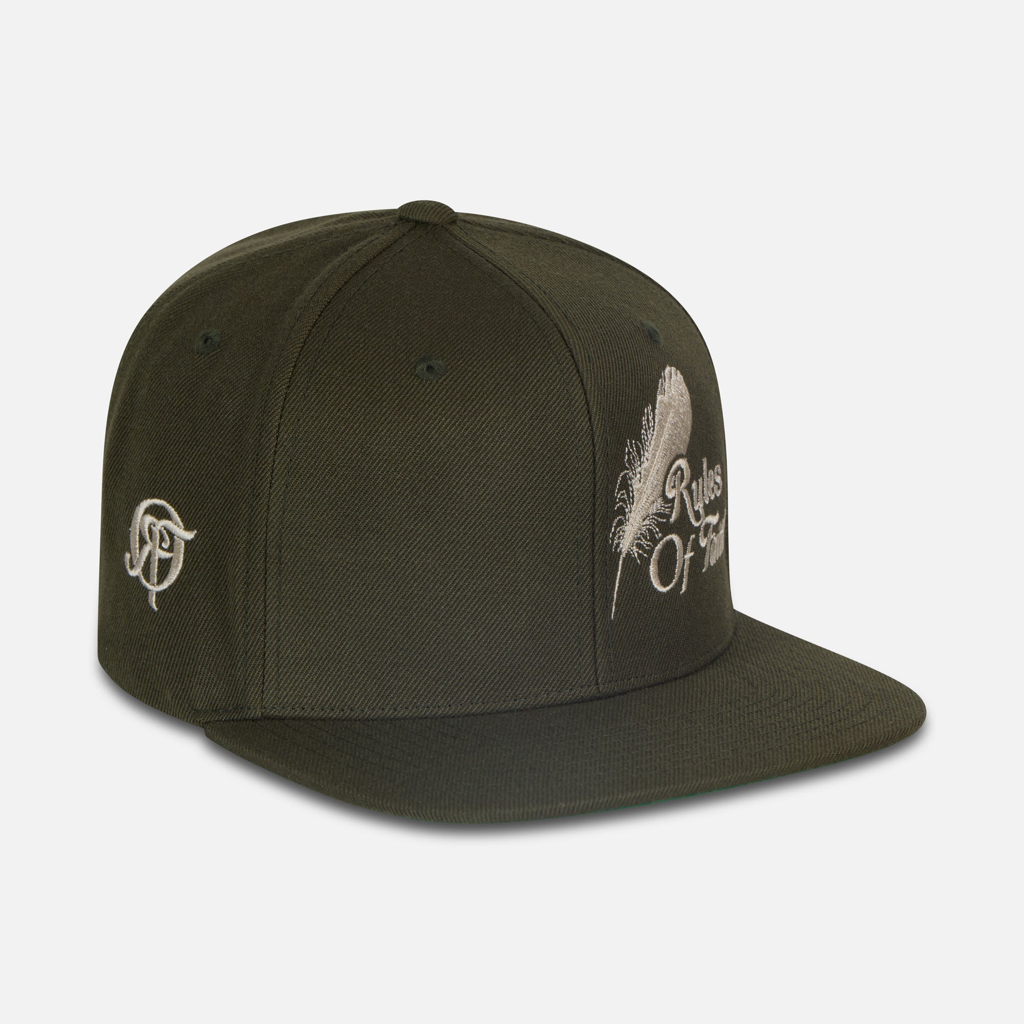 Feather Cap Olive/Natural-2