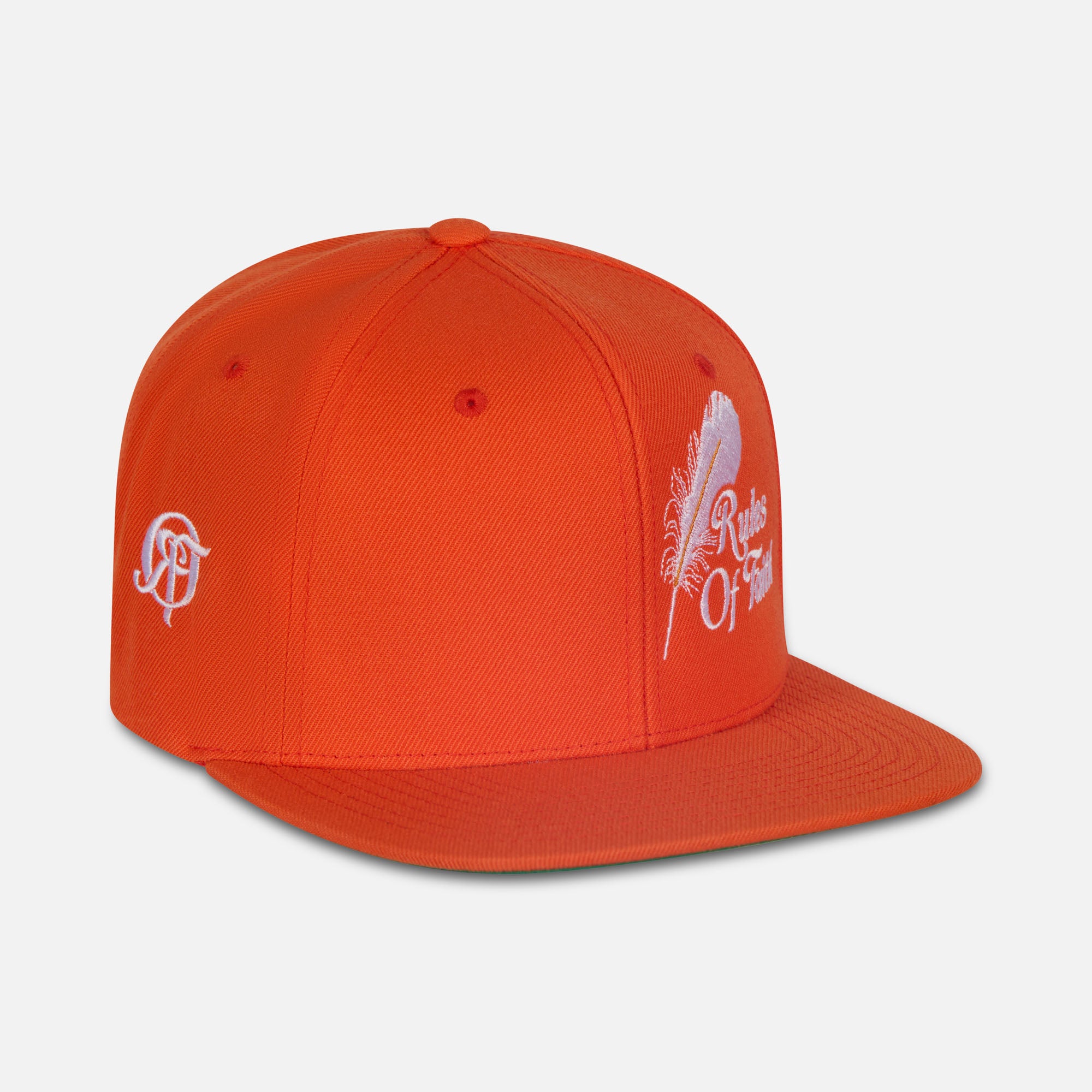 Feather Cap Orange/White-2