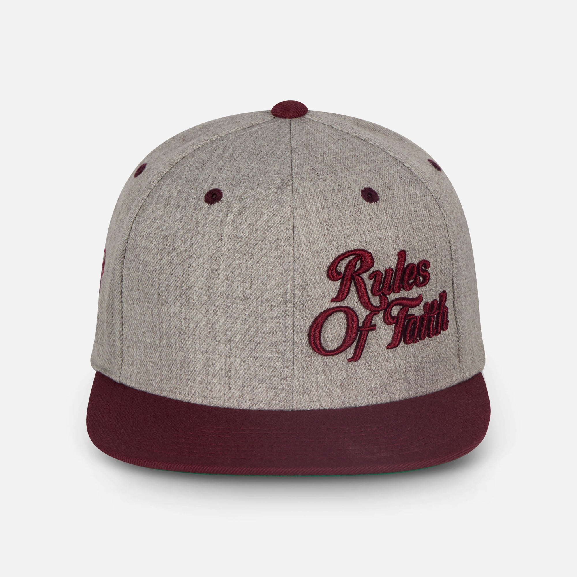 TT Cap Heather/Maroon-1