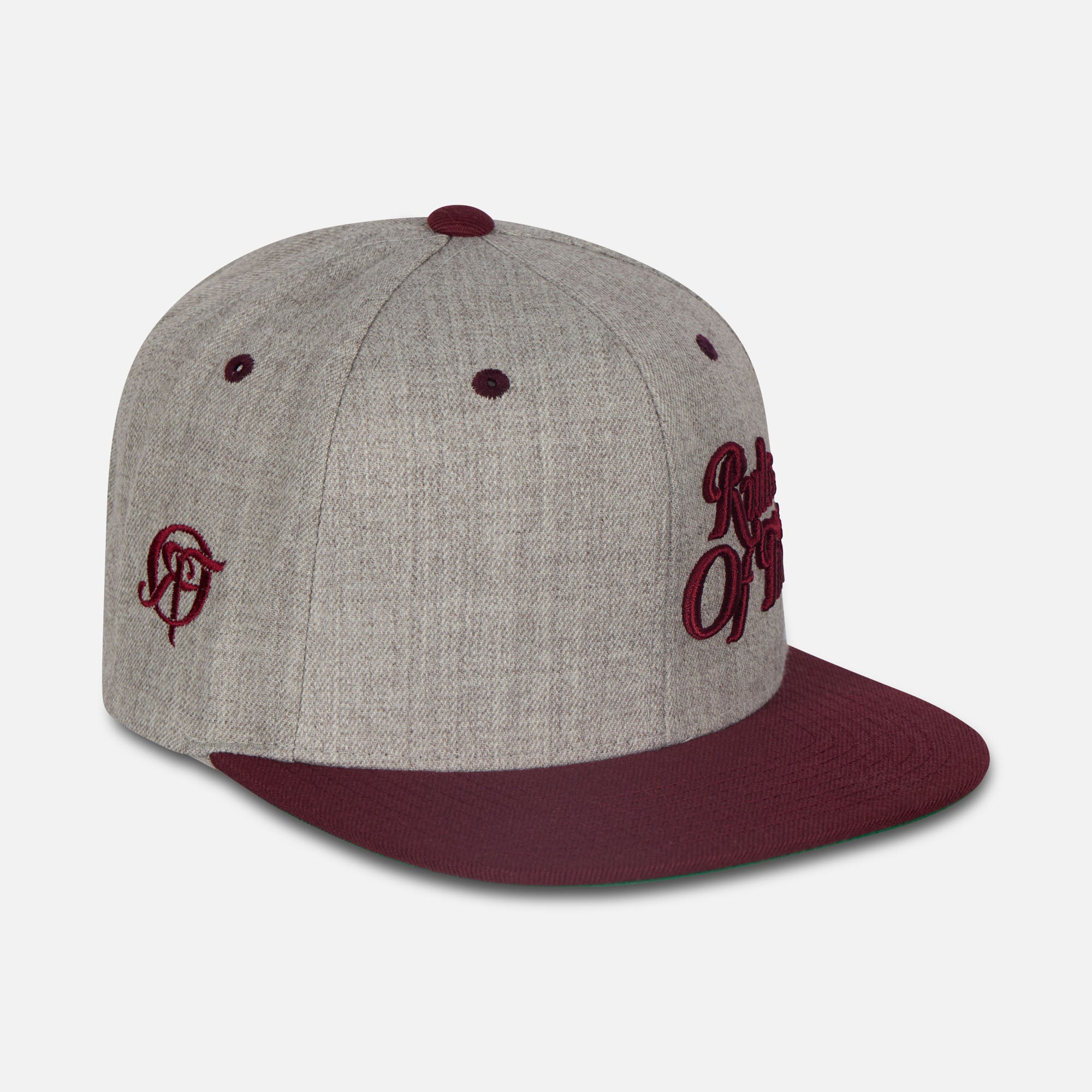 TT Cap Heather/Maroon-2