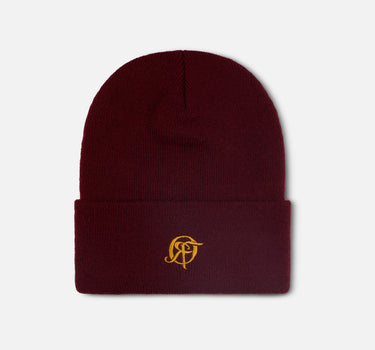 Ska Beanie Maroon/Mustard