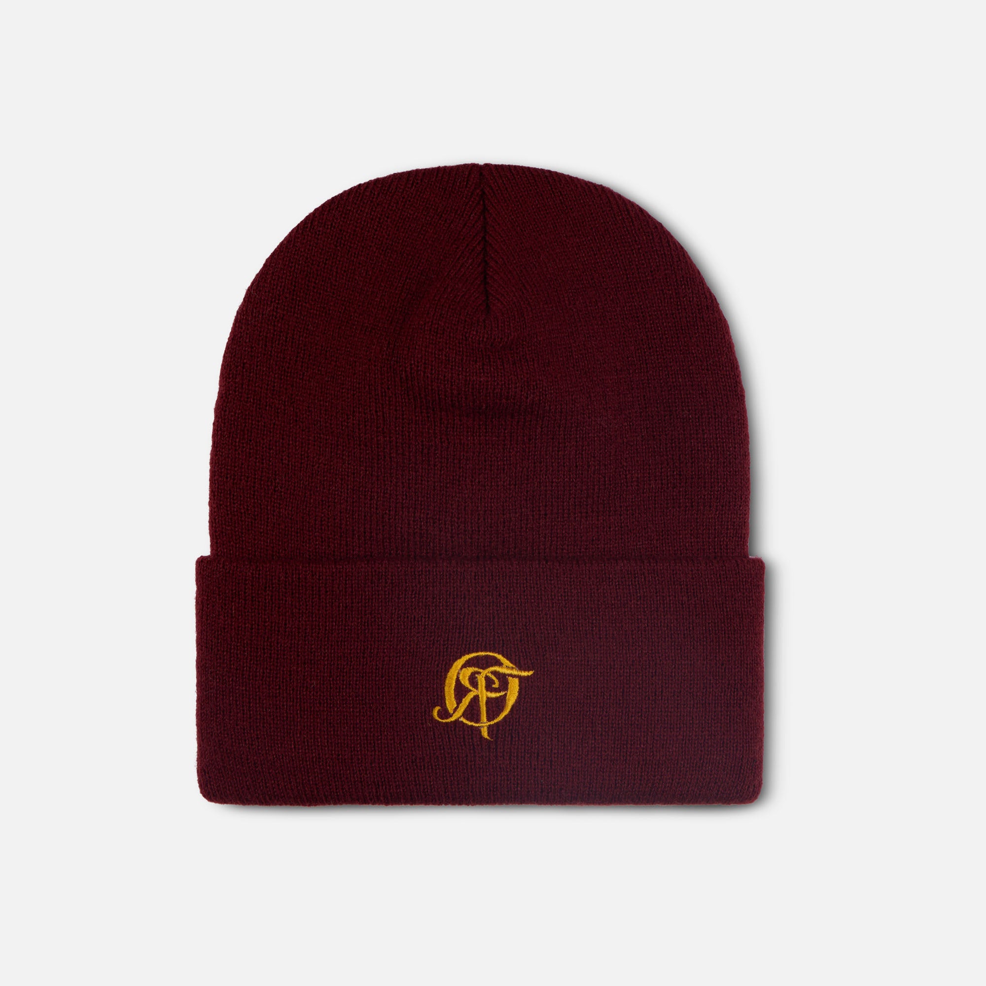 Ska Beanie Maroon/Mustard-2