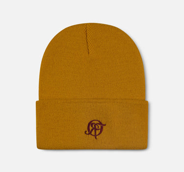 Ska Beanie Mustard/Maroon