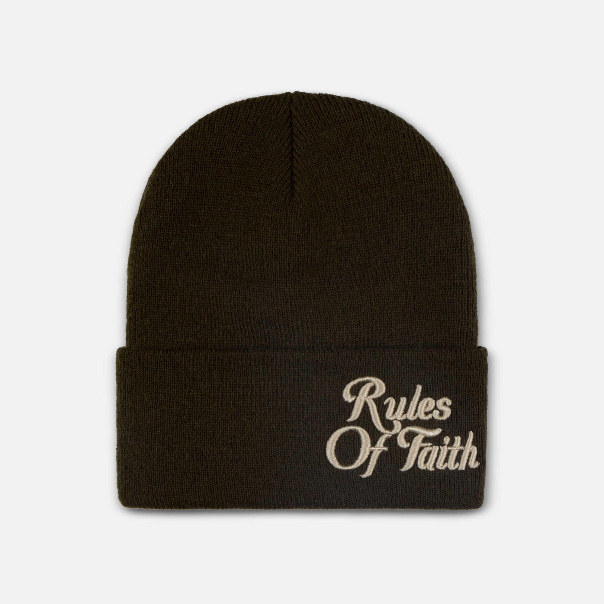 Ska Beanie Olive/Natural-1