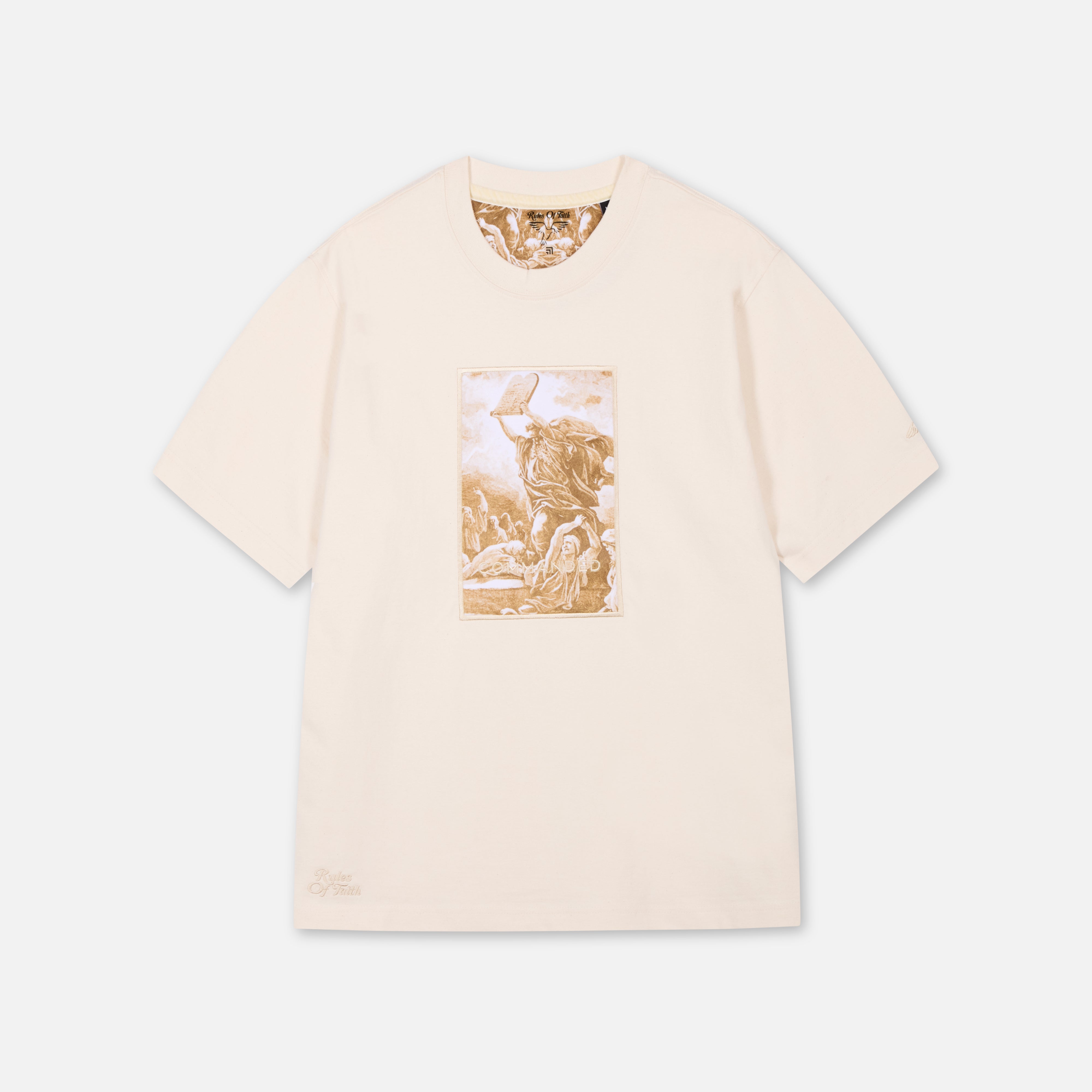 Sanctitude T-Shirt Cream/Fleck