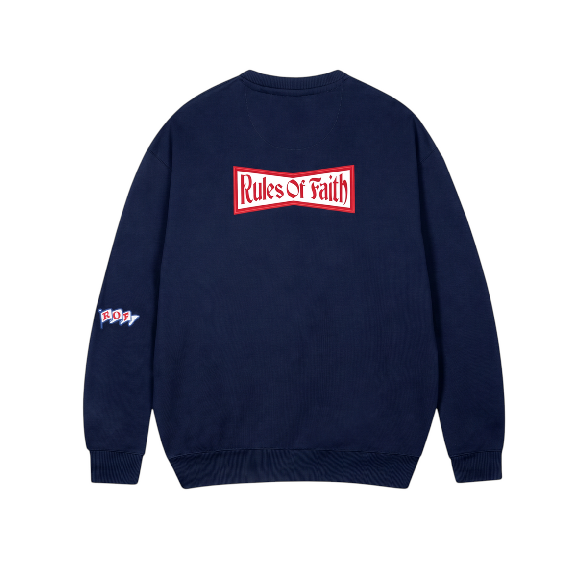 Faithstone Sweat Navy back