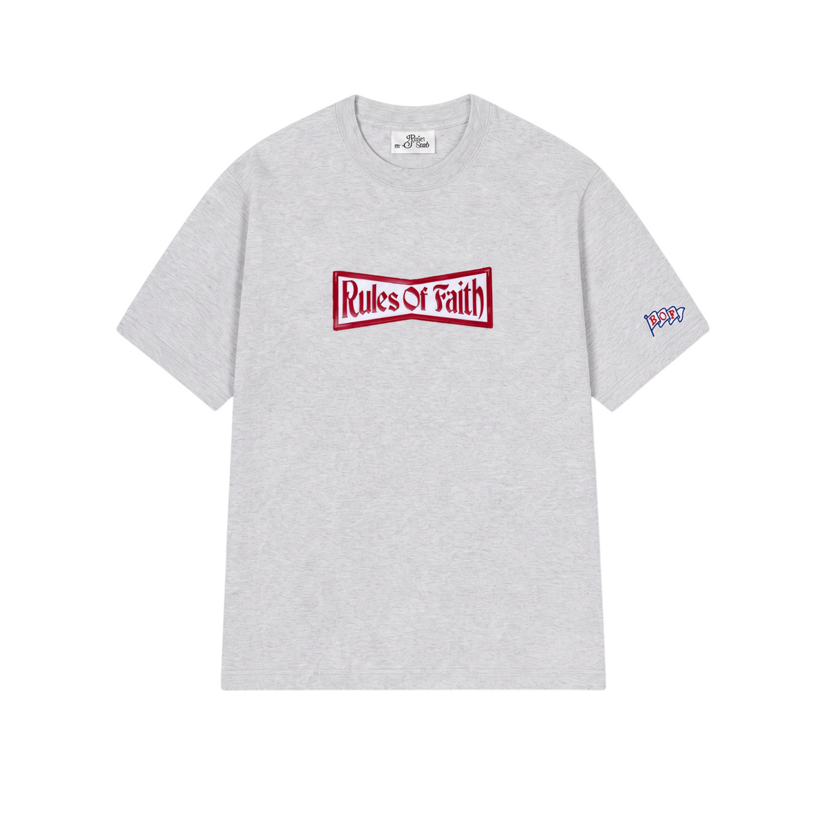 Faithstone T-Shirt Grey front