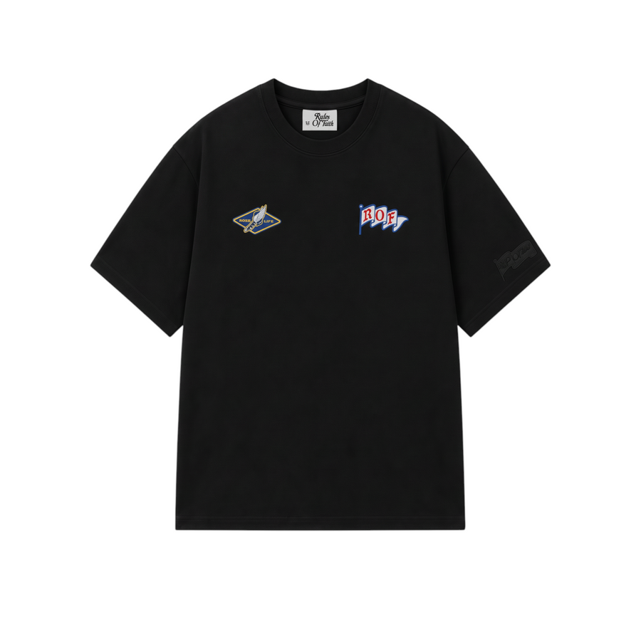Flag-Life T-Shirt Black