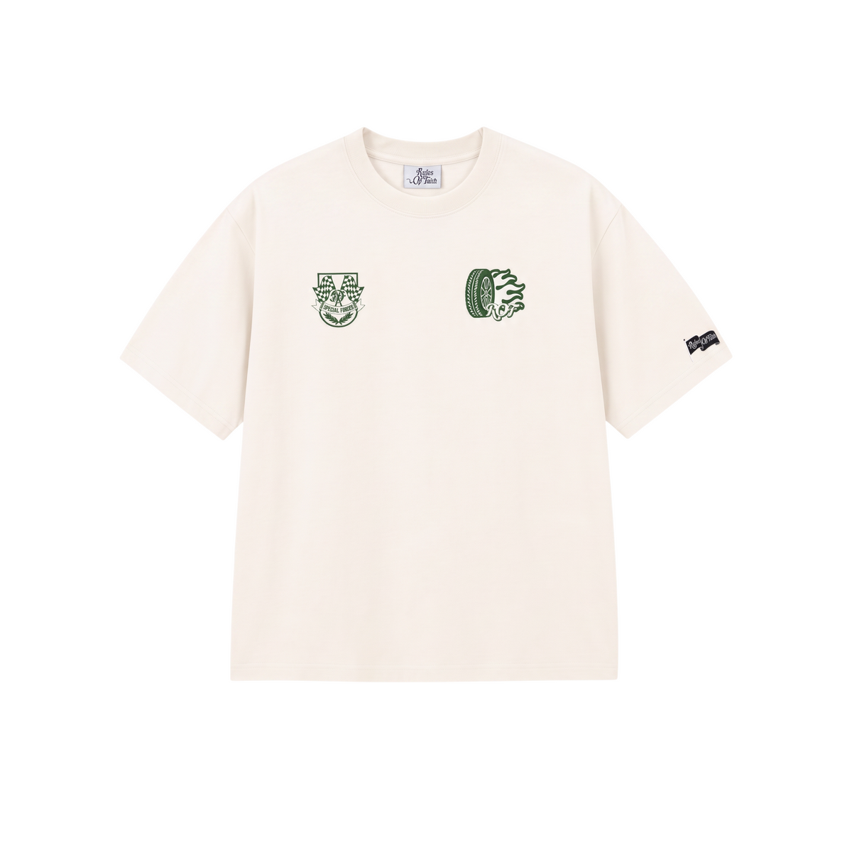 Leyland T-Shirt Cream front