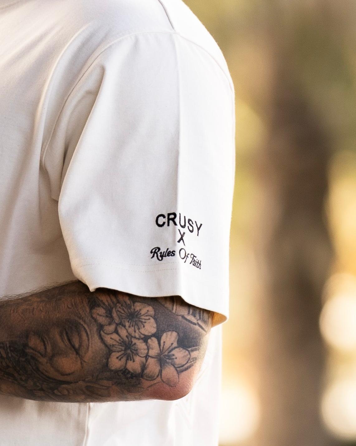 Crusy x Rules of Faith sleeve