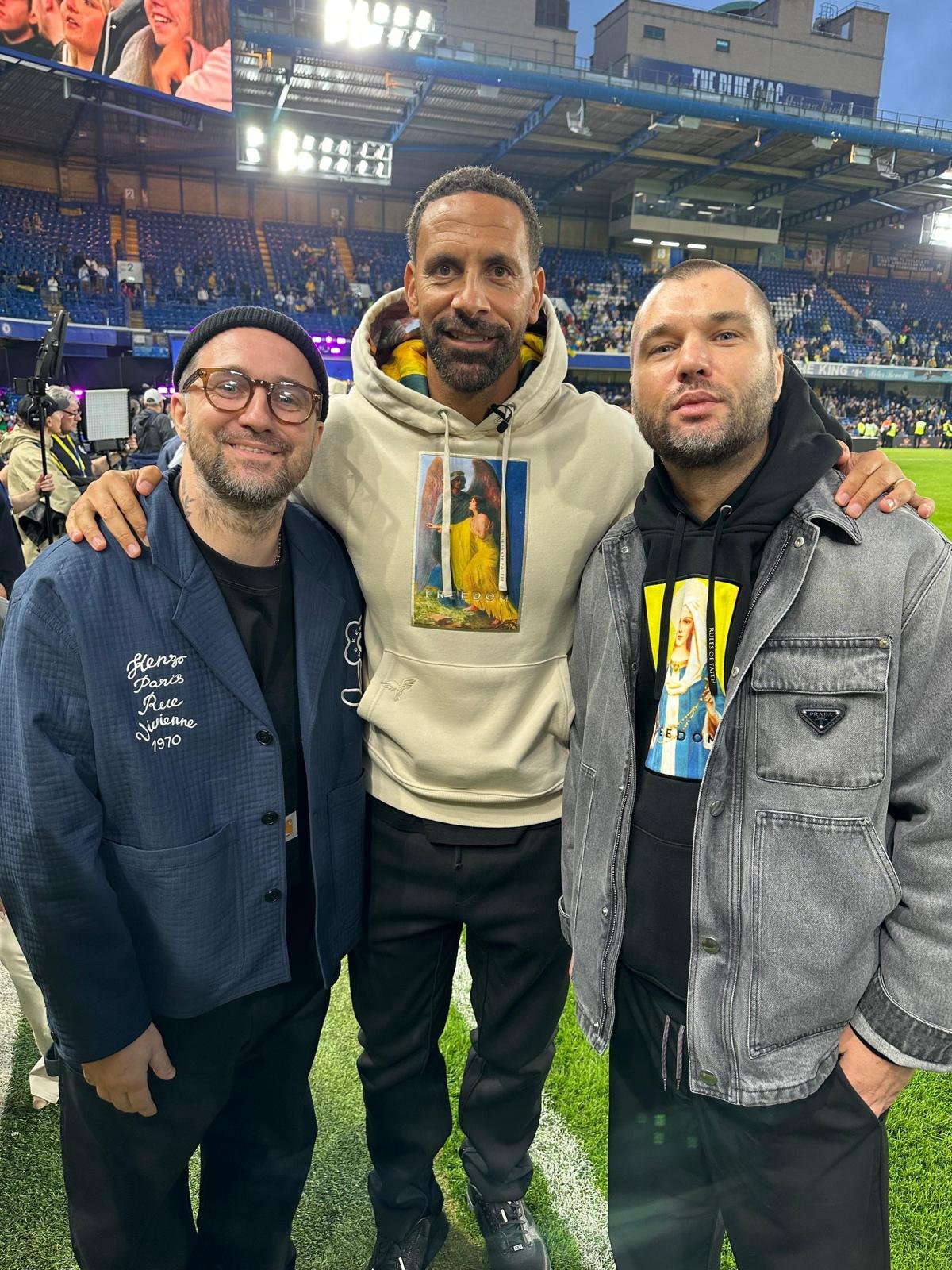 Rio Ferdinand in Rules of Faith at Stamford Bridge