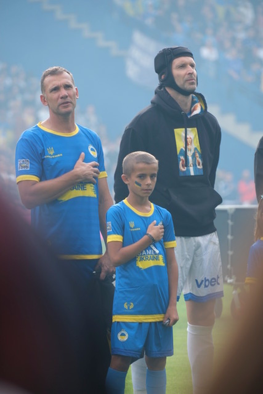 Andriy Shevchenko at Game4Ukraine, Stamford Bridge
