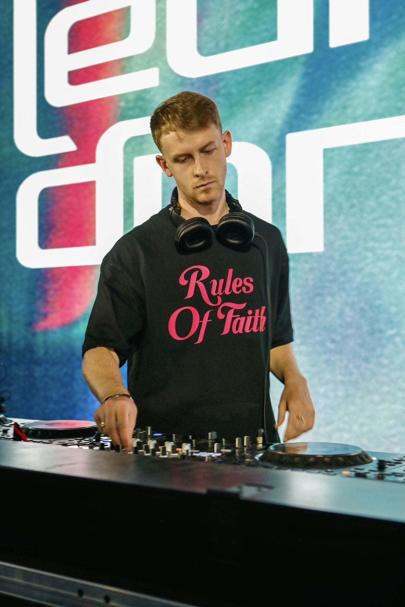 Leon Donnelly in Rules of Faith at the decks, Creamfields