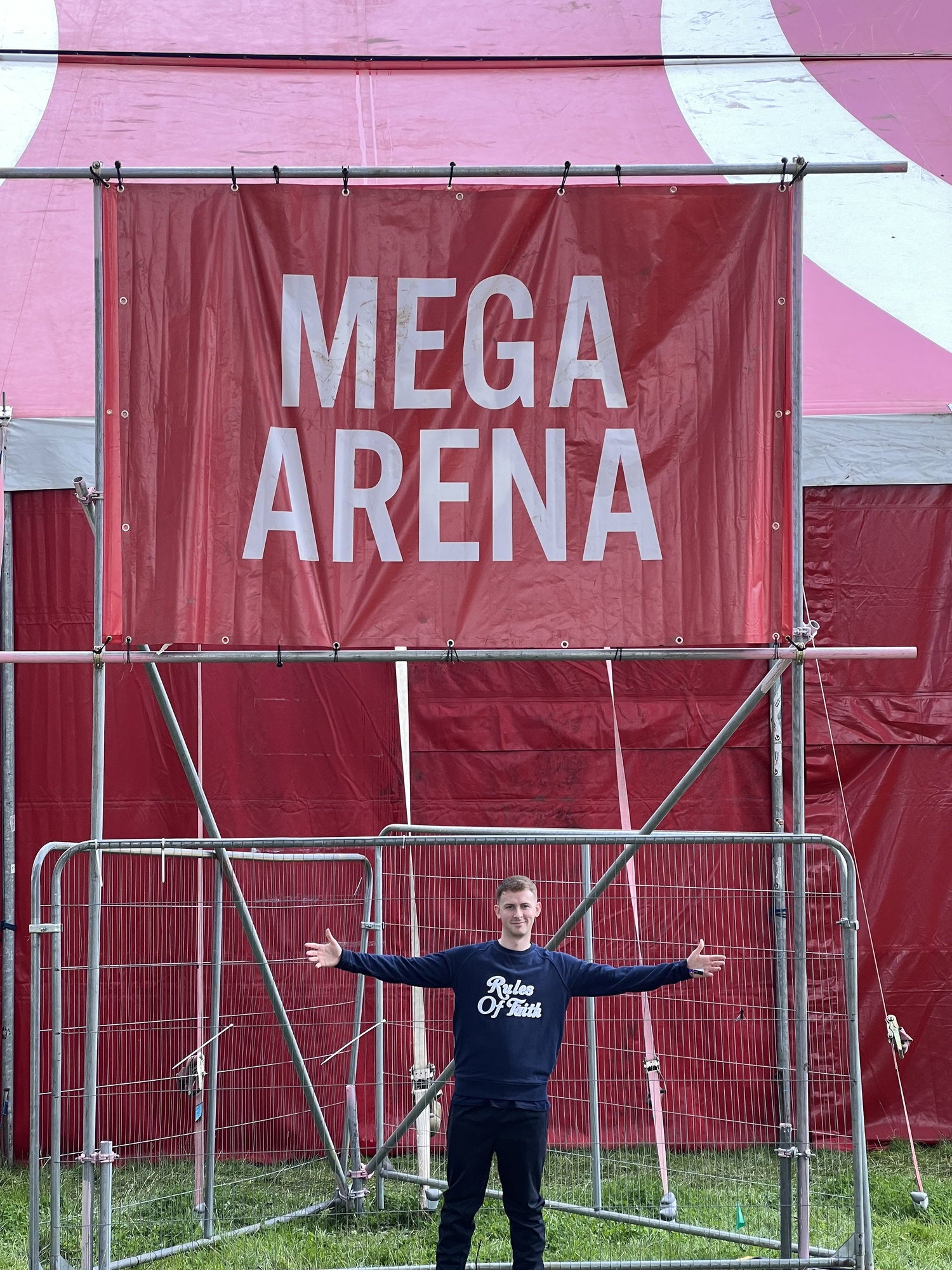 Leon Donnelly in Rules of Faith at Mega Arena, Creamfields