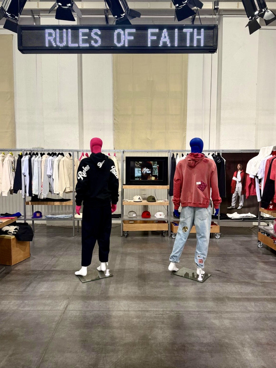 The house on the rail at Pitti Uomo