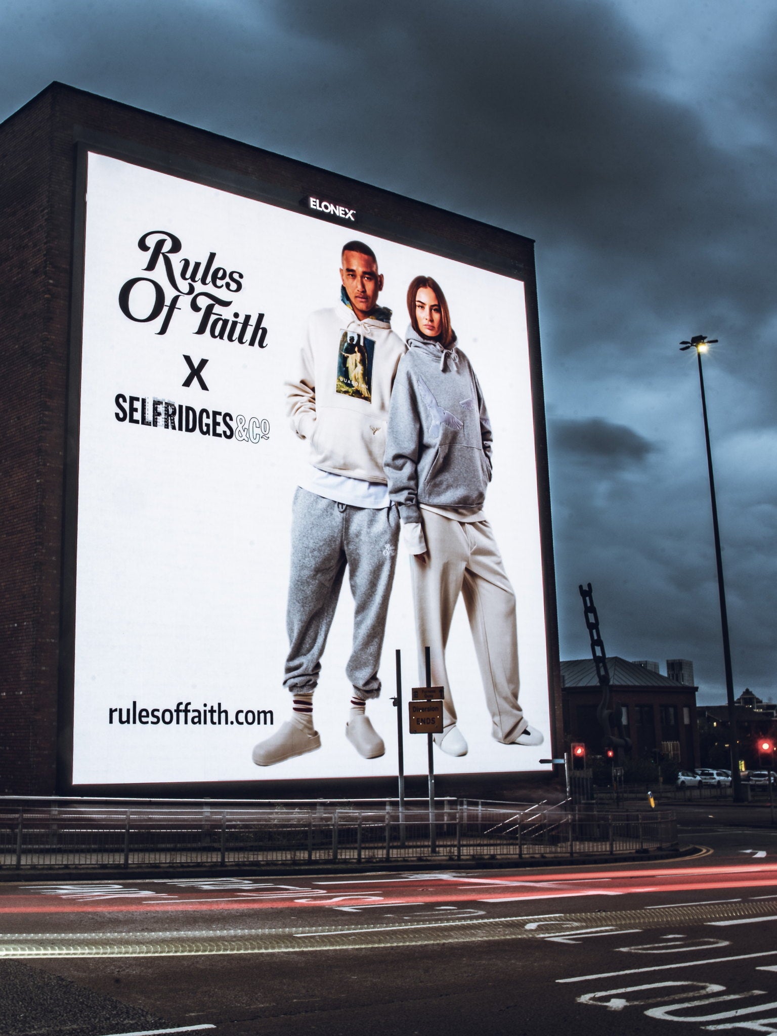 Rules of Faith x Selfridges outdoor, Manchester