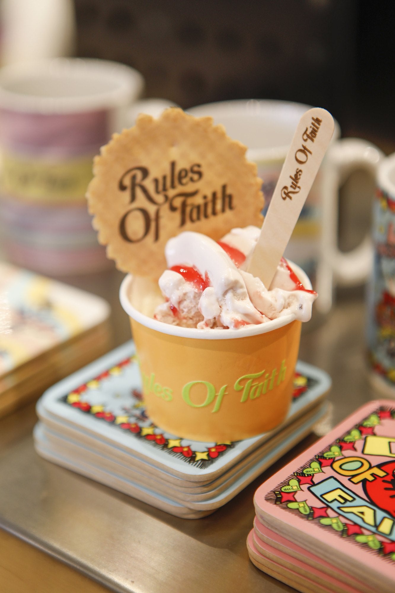 Rules of Faith ice cream at Selfridges Summer of Sound